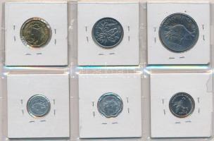 Seychelle-szigetek 1976. 1c-1R 6xklf T:1
Seychelle Islands 1976. 1 Cent - 1 Rupee 6xdiff C:UNC