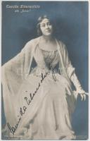 Camilla Eibenschütz (1884-1959)német színésznő aláírása Júlia szerepében c. fotólapon, 13x9cm