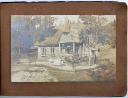 cca 1915-18 I. világháborús katonai album a Dél-tiroli olasz frontról, a fotók nagy része feliratozv...