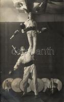 1914 Circus Acrobats, photo (b)