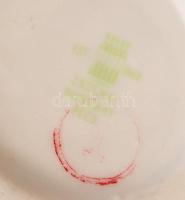 Zsolnay "Pécs", fehér mázas pohár, jelzett, hibátlan, m:10 cm