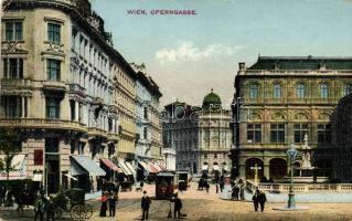 Vienna, Wien I. Operngasse / street, cafe (EK)