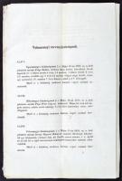 1865 A M. kir Helytartótanács leiratai valamennyi magyar közösségnek és helyhatóságnak. Körözvények és egyéb ügyek magyar nyelven 20 p.