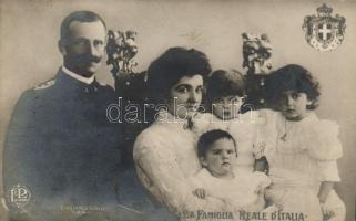 Victor Emmanuel III of Italy, Elena of Montenegro with their children