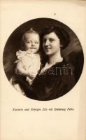 Kaiserin und Königin Zita mit Erzherzog Felix
