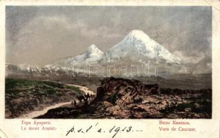 Le mont Ararat, Vues de Caucase / Mount Ararat, view of Caucasus (EK)