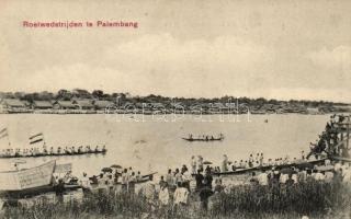 Palembang, Roeiwedstrijden / rowing race