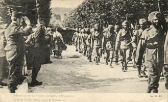 Landing of the Indian army at Marseille (EK)