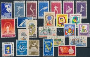 23 db bélyeg közte teljes sorok, 23 stamps with sets
