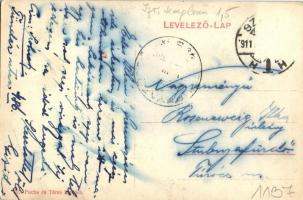 Szolnok, Látkép zsinagógával; kiadja Fuchs és társa