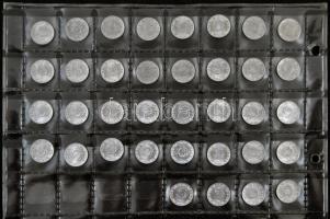 Igényes fillér, forint gyűjtemény ritka évszámokkal, albumba rendezve: 1946-1992. 2f Cu-Zn, Al (36xk...