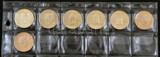 Igényes fillér, forint gyűjtemény ritka évszámokkal, albumba rendezve: 1946-1992. 2f Cu-Zn, Al (36xk...