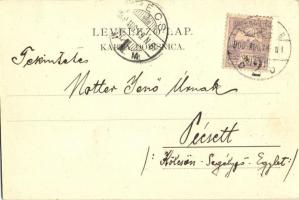 Zagreb, Trg Franje Josipa, Naklada A. Brusina / Square