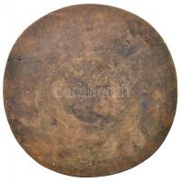 Völgyesi István (1930-1973) DN "Rembrandt" egyoldalas Br plakett (117mm) T:2
Hungary ND &...