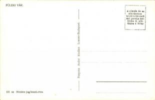 Fülek, Vár irredenta felirattal / castle