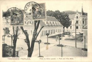 Trencsénteplic, Posta- és Attila-nyaraló / villas