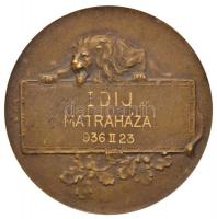 1936. "I. díj Mátraháza 936 II 23" Br díjérem (50mm) T:2
Hungary 1936. "Ist Award Má...