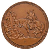 Osztrák-Magyar Monarchia 1915. "A Limanowai és a Tarnow-Görlicei csatában elesett katonák sírjainak tiszteletére" egyoldalas bronz emlékérem. Szign.: F. Mazura (61mm) T:1- Austro-Hungarian Monarchy 1915. "In Honor of the Fallen Soldiers graves in the Battle of Limanow and Tarnow-Gorlice (Für die Grabstätten der gefallenen Helden von Limanowa, Tarnow und Gorlice)" commemorative uniface bronze medallion. Sign: F. Mazura (61mm) C:AU Wurzbach: 6935.