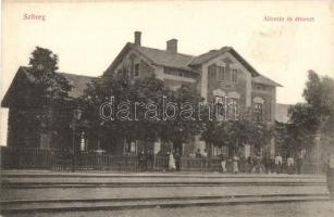 Szőreg (Szeged) Vasútállomás és étterem; Krischer Ede fényképész