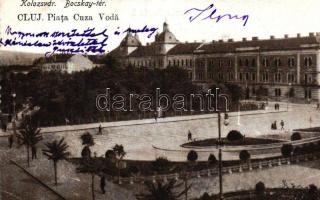 Kolozsvár, Cluj; Bocskay tér / Piata Cuza Voda / square