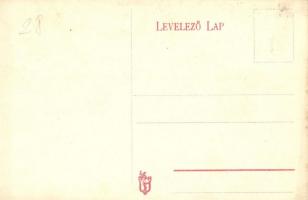 Liptóoszada, Oszada, Liptovská Osada; Postahivatal, Községháza, utcarészlet, népviselet / post offic...