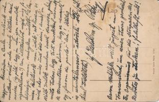 Nyitraszentjános u. p. Felsőelefánt; a képeslapot gróf Edelsheim-Gyulai Leopold írta meg (Horthy Ist...