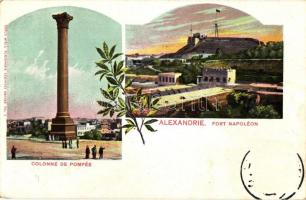Alexandria, Alexandrie; Fort Napoleon, Pompee column