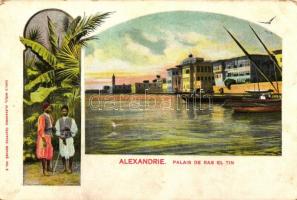 Alexandria, Alexandrie; Palais de Ras el Tin / palace, folklore