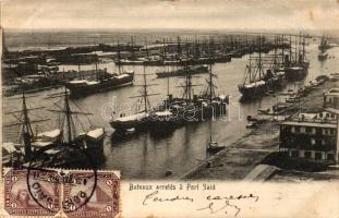 Port Said, steamships, port (b)