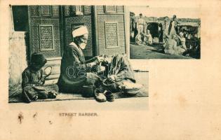 Egyptian folklore, street barber