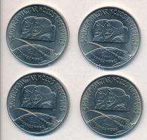 1980. 100Ft Ni "Szovjet-magyar közös űrrepülés" (4x) T:BU