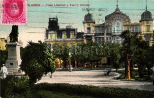 Buenos Aires, Plaza Libertad, Teattro Coliseo / square, theatre