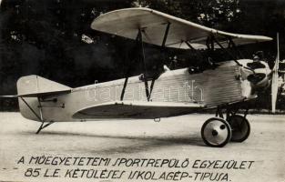 A Műegyetemi Sportrepülő Egyesület 85 L.E. kétüléses iskolagép-típusa