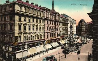 Vienna, Wien I. Graben, shop of Heinrich Grunbaum and Wilhelm Frick, automobiles