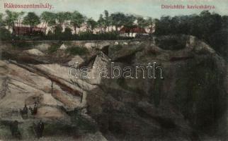 Budapest XVI. Rákosszentmihály, Ditrichféle kavicsbánya