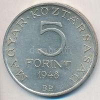 1948. 5Ft Ag "Petőfi" T:2,2-