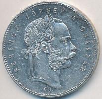 1869KB 1Ft Ag "Ferenc József / Angyalos címer" Körmöcbánya T:2,2- ph. 
Hungary 1869KB 1 F...