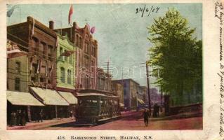 Halifax, Barrington street, tram (fa)