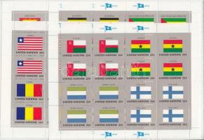 Zászlók (VI.) kisív sor, Flags (VI) minisheet set