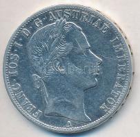 Ausztria 1859A 1Fl Ag "Ferenc József" T:2,2- ph. 
Austria 1859A 1 Florin Ag "Franz J...