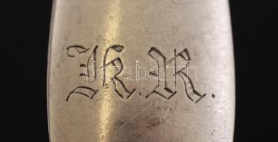 Ezüst kanál,antik bécsi (1845) Ag., jelzett, 55,1gr., 21cm/ Silver spoons, antique Vienna (1845) Ag....