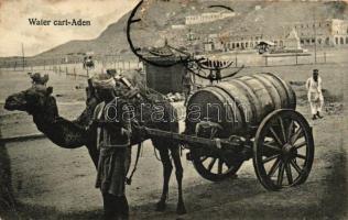 Aden, Water cart, camel, folklore (fa)