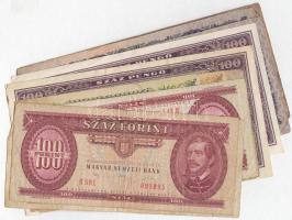 73db-os pengő bankjegy tétel, közte 5db 100Ft T:vegyes