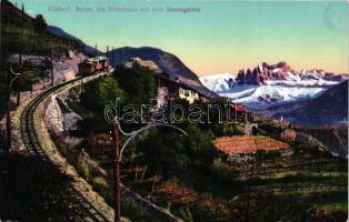 Bolzano, Bozen; Rittenbahn, Rosengarten / funicular