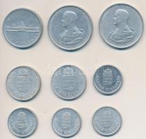 1941-1944. 1P Al (4x) + 1941-1943. 2P Al (2x) + 1943. 5P Al (2x) + 1945. 5P Al T:2,2-