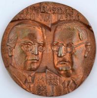 Váró Márton (1943-) 1985. "Imre József jr. - Blaskovics László jutalomérem" a Magyar Szemorvostársaság jutalomérme, öntött Br (84mm) T:2