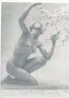 cca 1930 Angelo (1894-1974) vintage aktfotójáról készült későbbi másolat, 18x13 cm