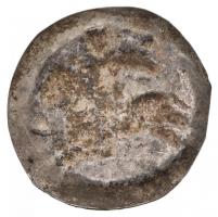 1180-1240. Bracteata Ag "III. Béla - IV. Béla" (0,27g) T:2,2- 
Hungary 1180-1240. Bractea...