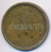 ~1920. "Diósgyőr Vasgyár Fogyasztási Szövetkezet - 2kr élesztő" Cu bárca T:2-,3