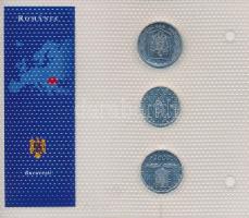 Románia 1999-2004. 500L + 1000L + 5000L "Európa utolsó pénzei - Románia" vákuumcsomagolt f...